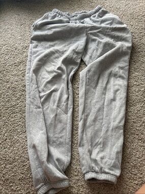 Gray Cozy Fleece Sweatpants